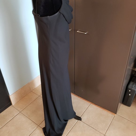 Onyx Black Dress with Lining Size 14 - Picture 5 of 8